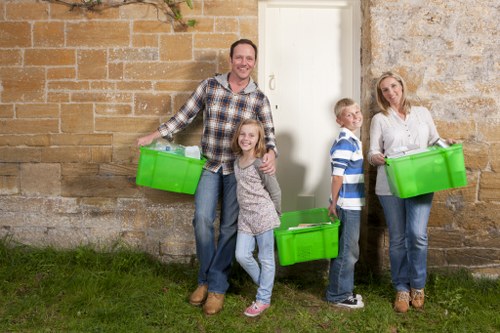 Recycling process in grab hire services