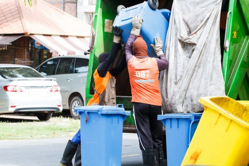 Clean streets in Mitcham after rubbish removal