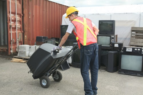 Recycling construction materials at a Mitcham clearance facility